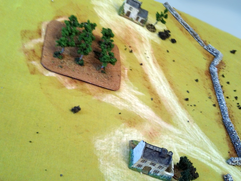 There were two farms in the south-west corner of the table.